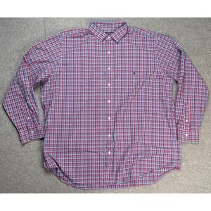 Polo Ralph Lauren Men's Button Up Plaid Long Sleeve Shirt Size 3XLT